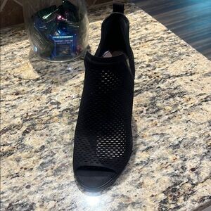 Vince Camuto Black Ankle Booties Modern Design